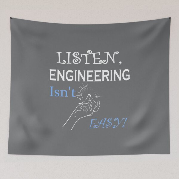 Item preview, Listen, Engineering Isn't Easy! designed and sold by Peace Cyebukayire.