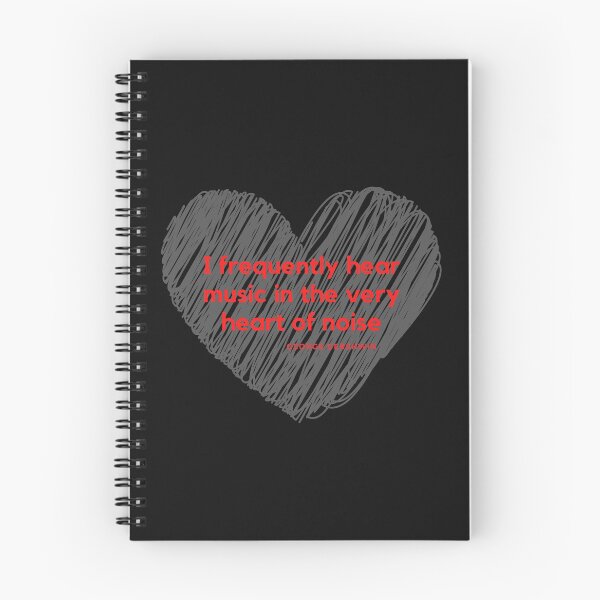 Item preview, George Gershwin Quote I Frequently Hear Music In The Very Heart of Noise designed and sold by DesignsofNote.