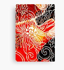 Fire Flower by Jenny Meehan Canvas Print