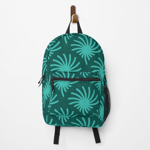 Item preview, Circular Palms Geometric Pattern – Teal designed and sold by RoguePatterns.