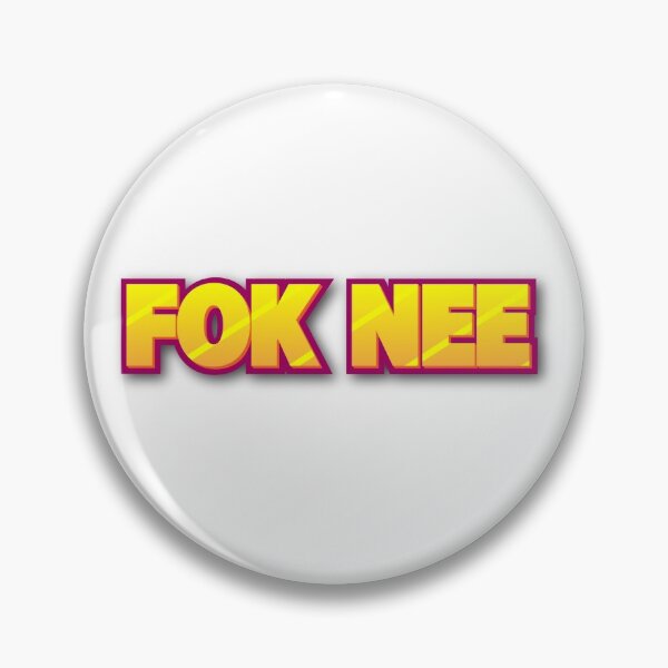Item preview, Fok Nee Yellow Font designed and sold by arendbotha.