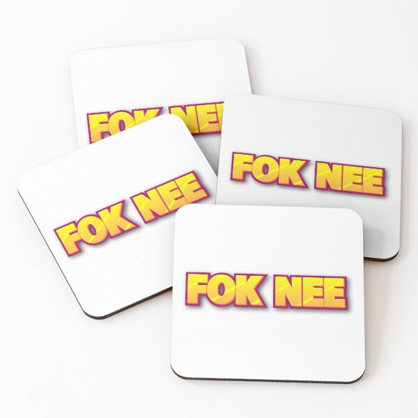 Item preview, Fok Nee Yellow Font designed and sold by arendbotha.