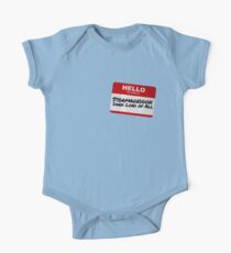 Hello My Name Is Stormageddon One Piece - Short Sleeve