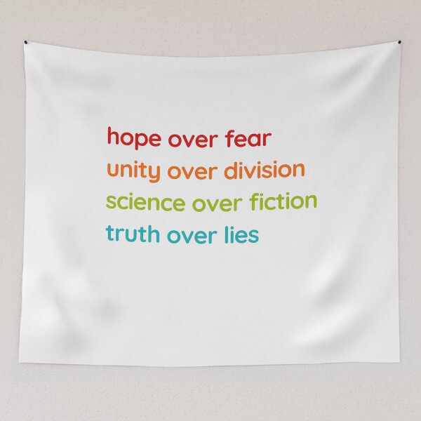 Item preview, Colorful Biden Hope Over Fear LGBTQ designed and sold by heathercashart.