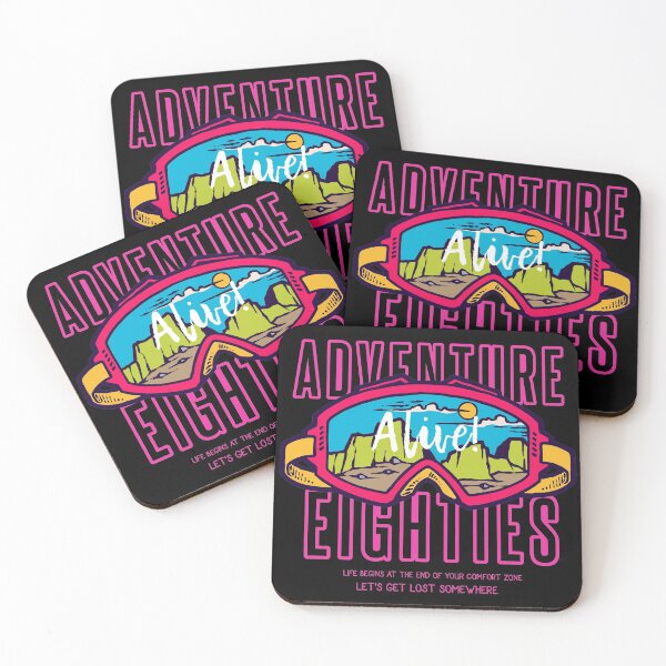 Item preview, Adventure 80s hiking gift designed and sold by RedCut.