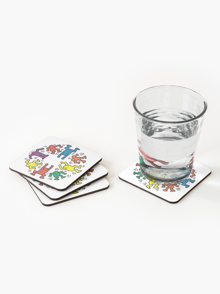 Alternate view of Keith haring Coasters (Set of 4)