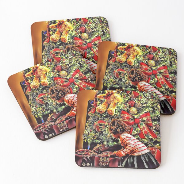 Item preview, Little Girl with Christmas Gifts designed and sold by RitaMaye.