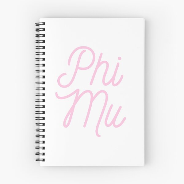 Item preview, phi mu - calligraphy cursive (pink) designed and sold by cameronbaba.
