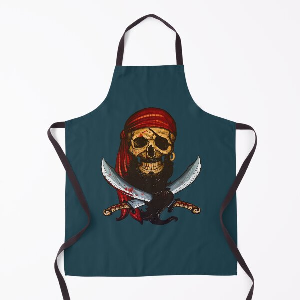 Item preview, Bloody Skull Beard Pirate Cutlass Swards (color) designed and sold by Desha001.