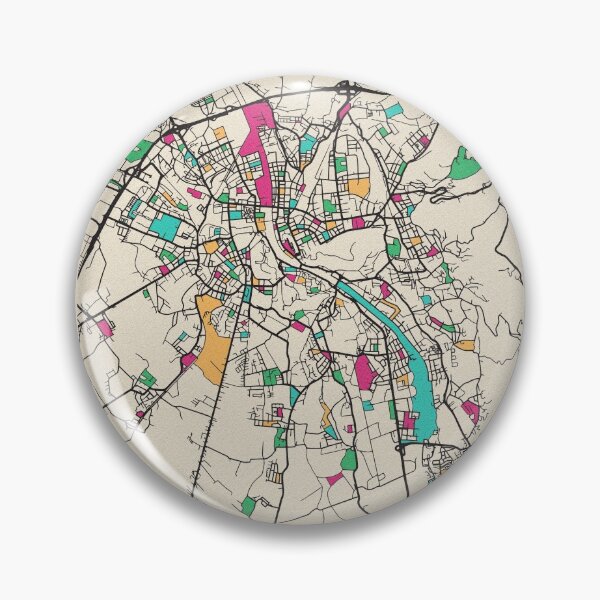 Item preview, Salzburg, Austria Street Map designed and sold by A Deniz Akerman.