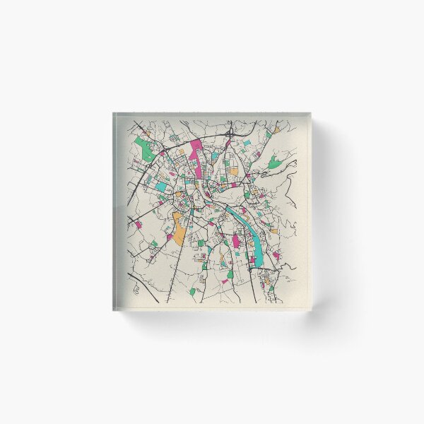 Item preview, Salzburg, Austria Street Map designed and sold by A Deniz Akerman.
