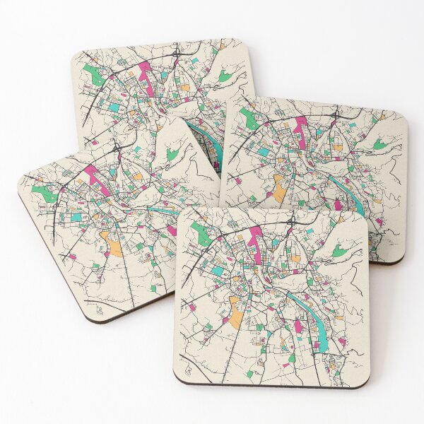 Item preview, Salzburg, Austria Street Map designed and sold by A Deniz Akerman.