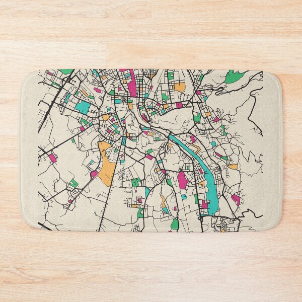 Item preview, Salzburg, Austria Street Map designed and sold by A Deniz Akerman.