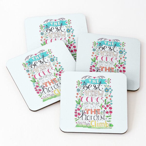 Item preview, La mejor vista llega después de la subida más dura designed and sold by LouiseFranksArt.