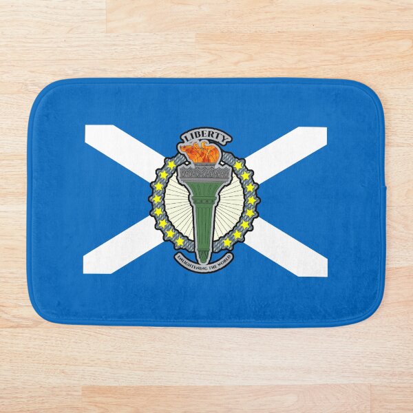 Item preview, Liberty (enlightening the world) Saltire Flag designed and sold by JonathanR1994.
