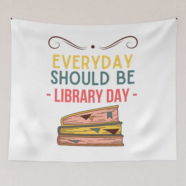 Item preview, Everyday should be library day designed and sold by OneTimeEngineer.