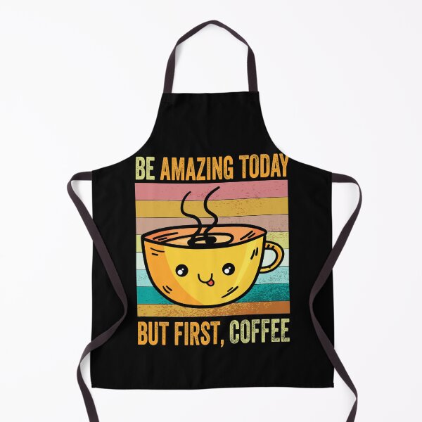 Item preview, Be amazing today But First Coffee, Funny Retro vintage Coffee quote Love Gifts For Christmas And Wintertime designed and sold by Steve Morley.