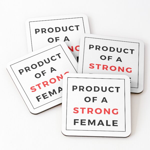 Item preview, Product of a strong Female - RED designed and sold by yasmh.