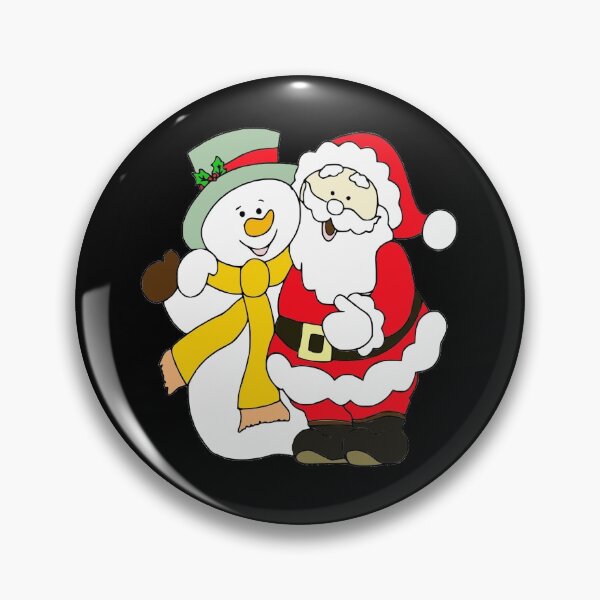 Item preview, Frosty the snowman and Santa Claus  designed and sold by Md1982.