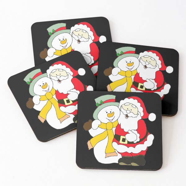 Item preview, Frosty the snowman and Santa Claus  designed and sold by Md1982.