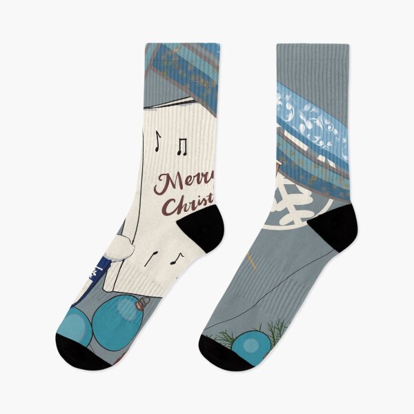 Item preview, Merry Christmas - for Bassoonist - blue designed and sold by ElmLenonn.