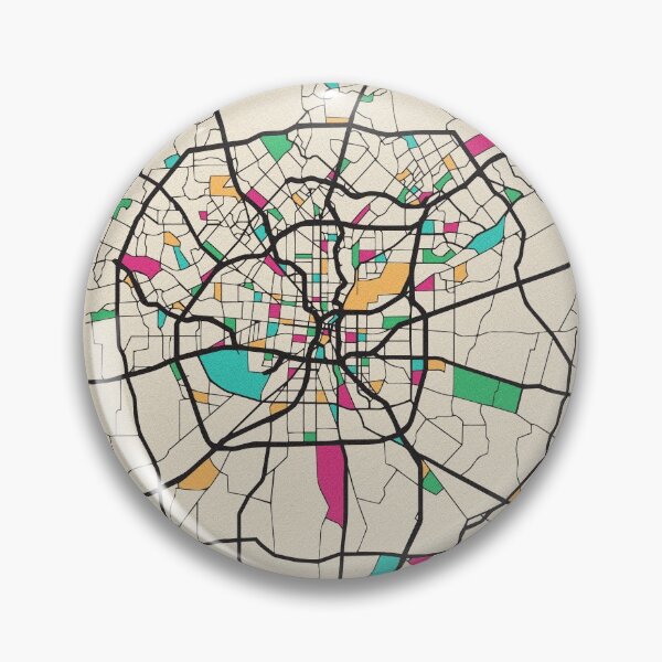 Item preview, San Antonio, Texas Street Map designed and sold by A Deniz Akerman.