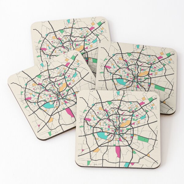 Item preview, San Antonio, Texas Street Map designed and sold by A Deniz Akerman.