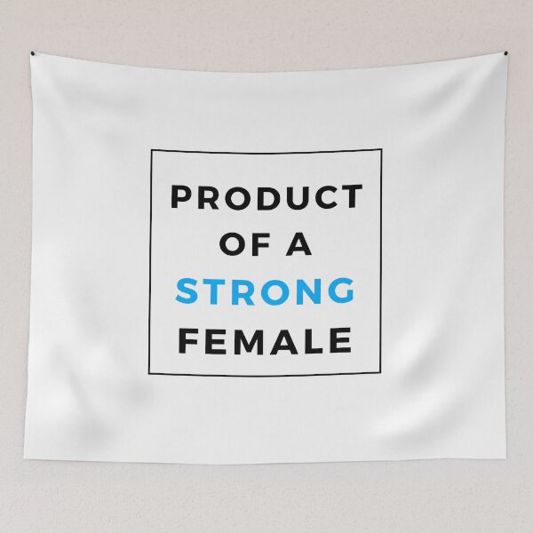 Item preview, Product of a strong Female - BLUE designed and sold by yasmh.