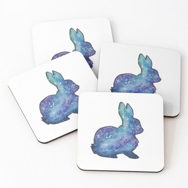 Item preview, Galaxy Bunny Watercolour designed and sold by DarkxAngel84.