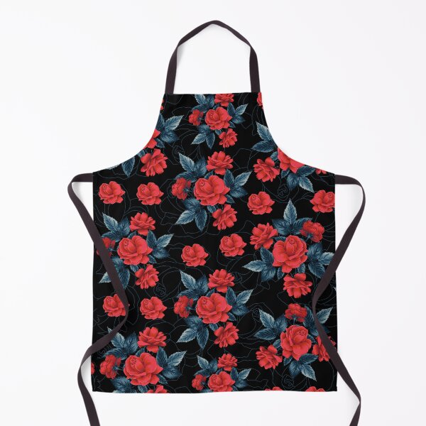 Item preview, Beautiful Roses Floral Pattern - Red and Black designed and sold by GDCdesigns.