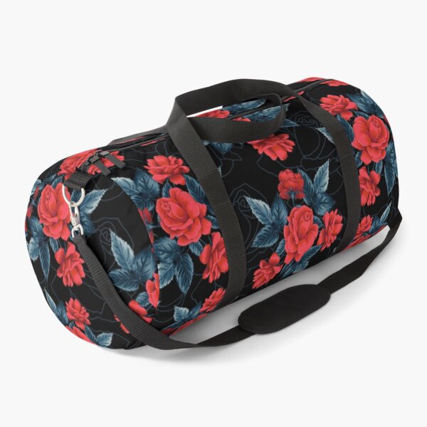 Item preview, Beautiful Roses Floral Pattern - Red and Black designed and sold by GDCdesigns.