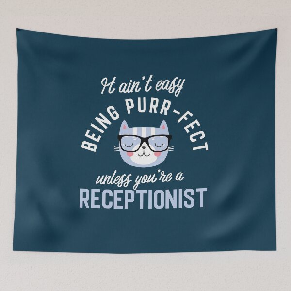 Item preview, Receptionist Cat Lover Gifts - It ain't easy being Purr Fect designed and sold by betternotes.