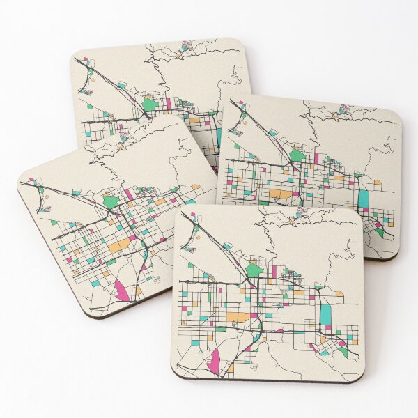 Item preview, San Bernardino, California Street Map designed and sold by A Deniz Akerman.
