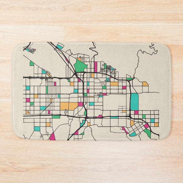 Item preview, San Bernardino, California Street Map designed and sold by A Deniz Akerman.