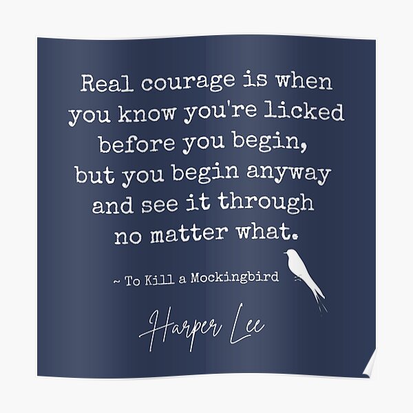 courage in to kill a mockingbird