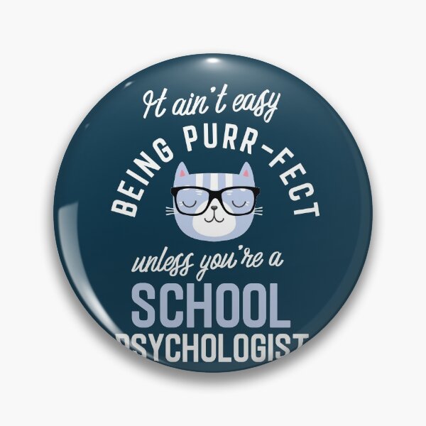 Item preview, School Psychologist Cat Lover Gifts - It ain't easy being Purr Fect designed and sold by betternotes.