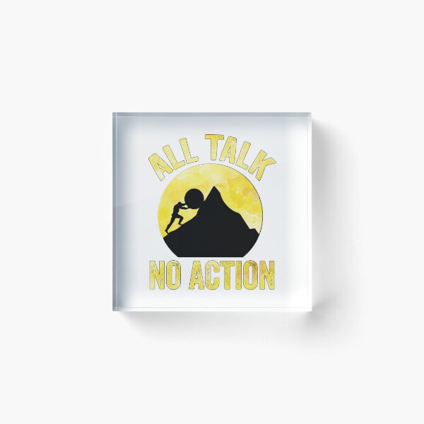 Item preview, All Talk No Action Gift idea T-Shirt, Quote shirt, Funny saying tee shirt, Gift Idea for Anniversary, Wedding, Mother's Day, Father's Day, Graduation, Thanksgiving, Christmas & New Year's Day. designed and sold by KHRO.