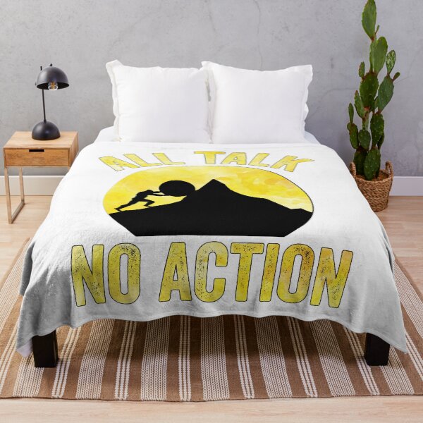 Item preview, All Talk No Action Gift idea T-Shirt, Quote shirt, Funny saying tee shirt, Gift Idea for Anniversary, Wedding, Mother's Day, Father's Day, Graduation, Thanksgiving, Christmas & New Year's Day. designed and sold by KHRO.