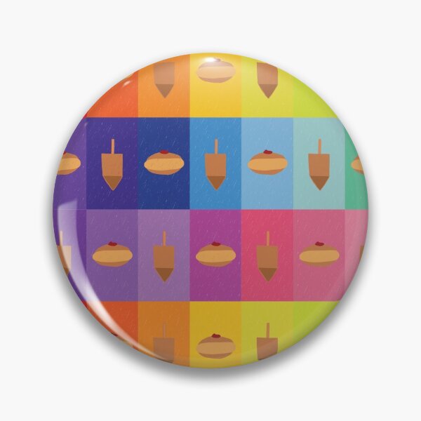 Item preview, D&D - Doughnuts and Dreidels Rainbow Grid designed and sold by TillaCrowne.