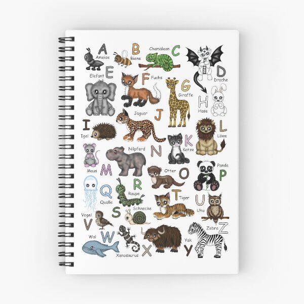 Item preview, Tier ABC (German) letters animals designed and sold by Pezi-Creation.