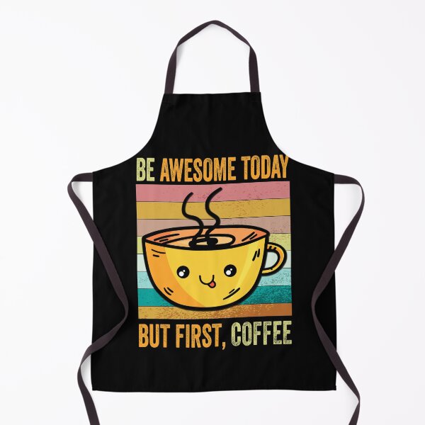 Item preview, Be awesome today But First Coffee, Funny Retro vintage Coffee quote Love Gifts For Christmas And Wintertime designed and sold by Steve Morley.