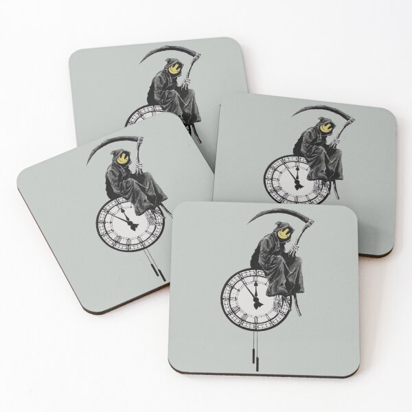 Item preview, Banksy Grim Reaper - Your Time Is Up designed and sold by WE-ARE-BANKSY.