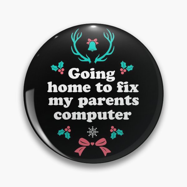 Item preview, Christmas - Going home to fix my parents computer designed and sold by Overearth.