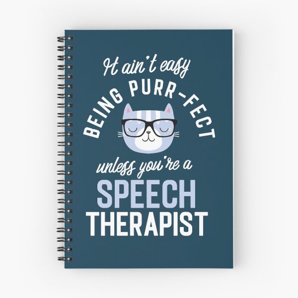 Item preview, Speech Therapist Cat Lover Gifts - It ain't easy being Purr Fect designed and sold by betternotes.