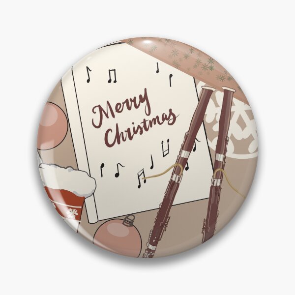 Item preview, Merry Christmas - bassoon - red designed and sold by ElmLenonn.
