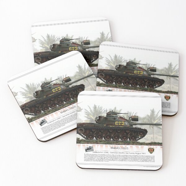 Item preview, M48A3 Patton - USMC 1965 designed and sold by TheCollectioner.