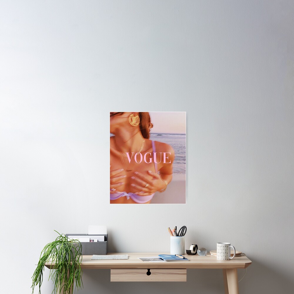 Vogue collage cover Poster Poster