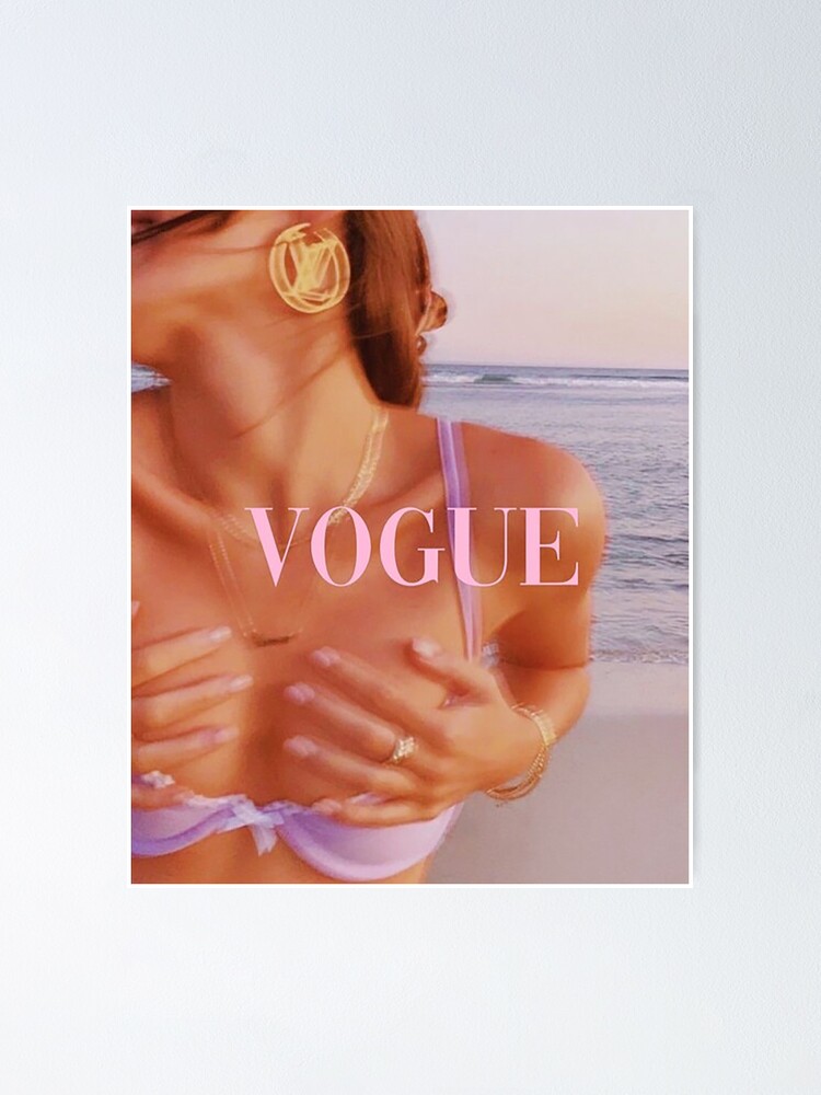 Alternate view of Vogue collage cover Poster Poster