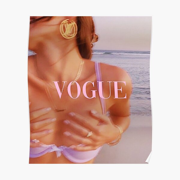 Vogue collage cover Poster Poster