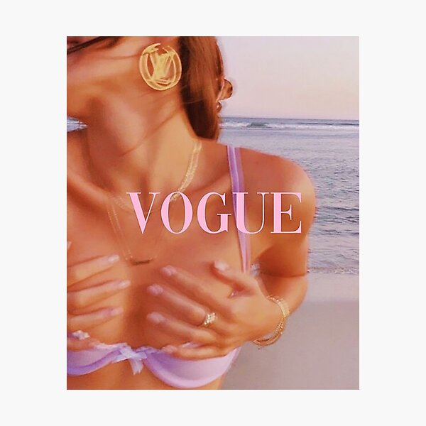 Vogue collage cover Poster Photographic Print